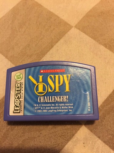 LeapFrog Leapster I Spy Challenger Game Cartridge Only Leapfrog No Case - Picture 2 of 2