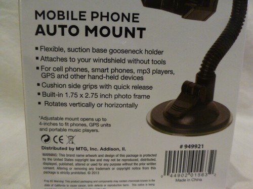 360 Universal Windshield Mount Cradle Holder Stand Mobile Cell GPS iPhone JE $44 - Picture 4 of 9