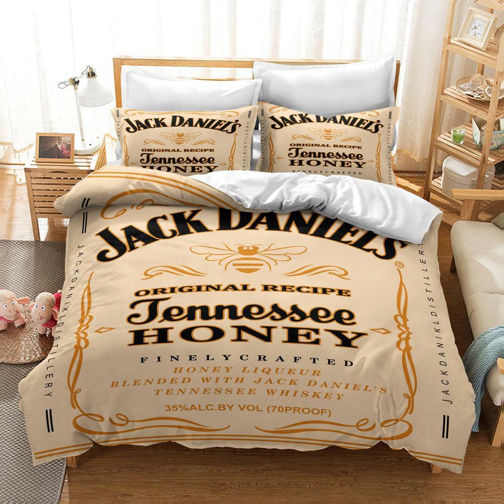 Neu 3 Tlg Jack Daniels Bettwäsche 135x200 200x200 240x220 Neu 3 Tlg Jack Daniels Bettwäsche 135x200 200x200 240x220