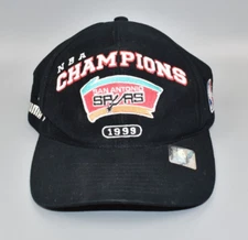 San Antonio Spurs 1999 NBA Champions Vintage Strapback Cap Hat