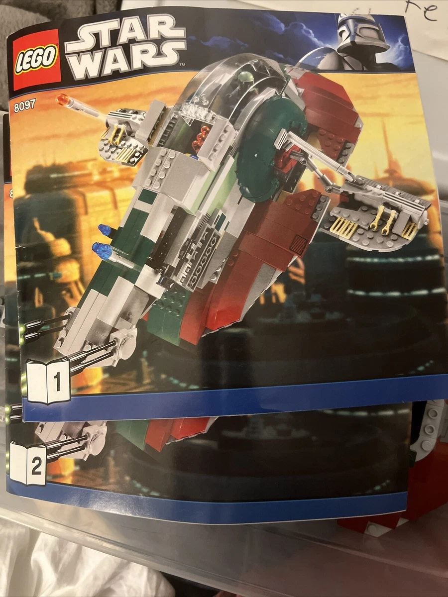 LEGO Star Wars: SLAVE 1 (8097) 100% Complete instructions/Mini