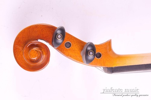 Yinfente Yelloy 4 Saiten 4/4 elektrische leise Geige Naturholz Kostenlose Hülle + Schleife - Bild 4 von 5