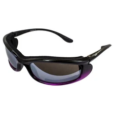 Global Vision Shadow Padded Wraparound Motorcycle Sunglasses for Women
