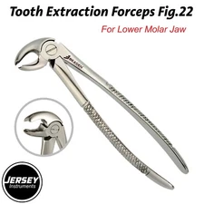 Dental Tooth Extracting Forceps Fig-22 For Lower Molars Dental Surgical Tools