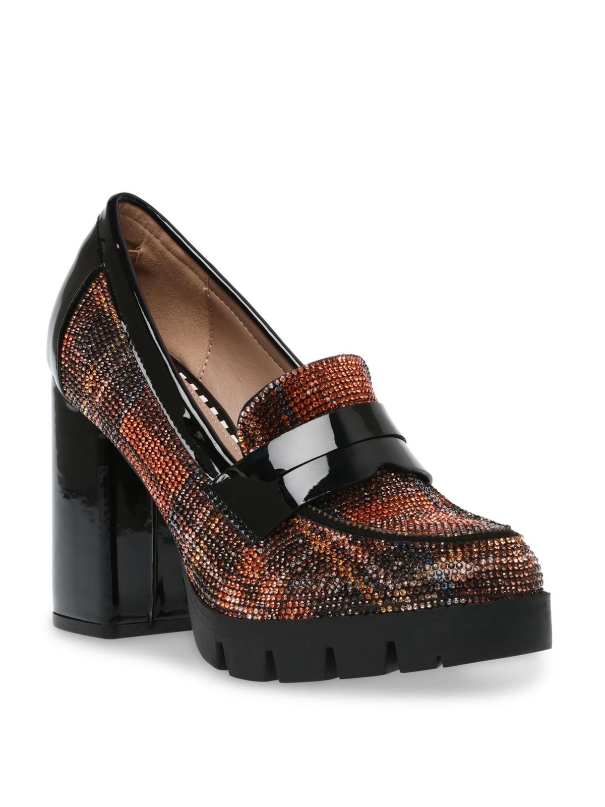 Женская обувь BETSEY JOHNSON черного цвета с блочным каблуком Adelyn Toe без шнуровки на каблуках с оксфордом длиной 5,5 М