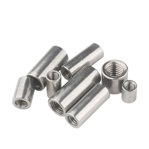 Verbindungsmuffen M3 M4 M5 M6 M8-M16 Rund Langmutter Gewindemuffe V2A Edelstahl - Bild 4 von 10