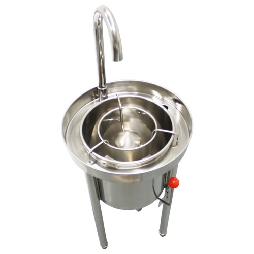 20KG Commercial Kitchen Hydraulic Pressure Type Rice Washer Stainless 44lbs - Picture 16 of 17