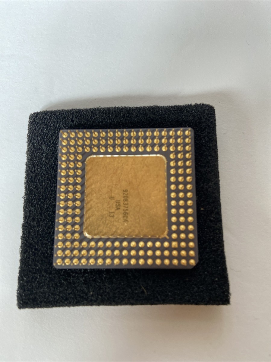 CPU Intel A80486DX-33 Vintage Intel 486 DX 33 MHz A80486DX-33 SX729 CPU Tested