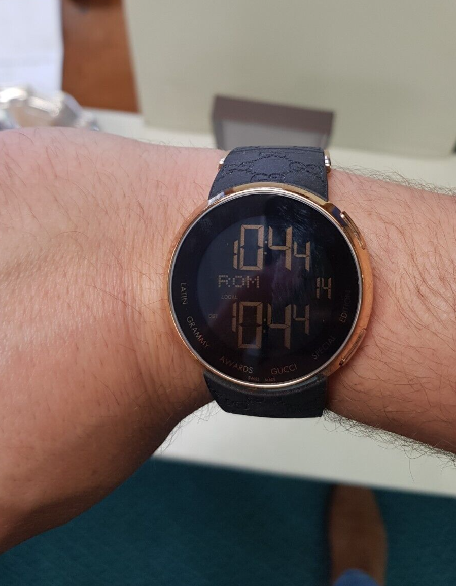 Gucci Latin Grammy's Limited Edition Timepiece Digital. In Gucci Latin Grammy's Limited Edition Timepiece Digital. In