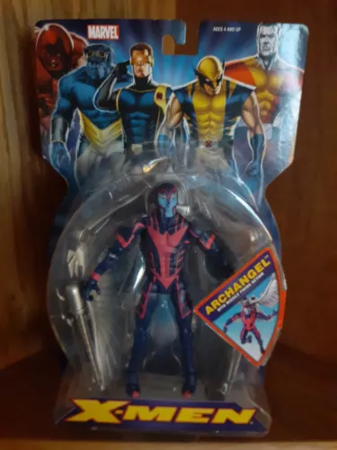 Figura de acción Toy Biz Marvel Legends X-Men clásicos Arcángel rara 2005