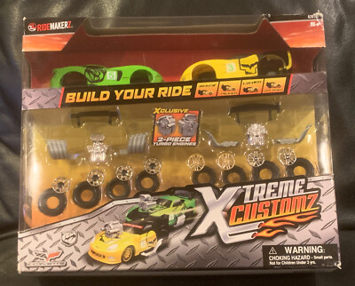 2012 RIDEMAKERZ XTREME CUSTOMZ Build Car Set CHEVY CORVETTE DODGE