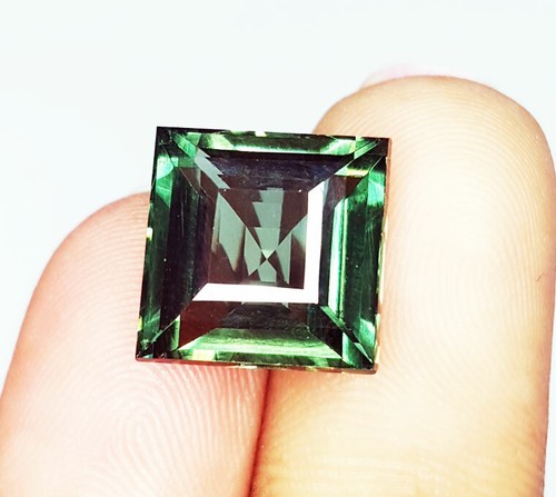 Natural Tourmaline 8.32 Ct Loose Gemstone Certified Transparent Tourmaline Gem - Picture 2 of 6