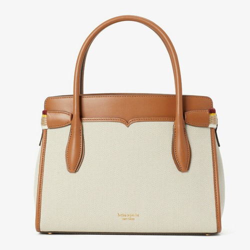 Borsa media nuova con etichette Kate Spade New York Always tela - naturale / pxrub389 - Foto 3 di 6