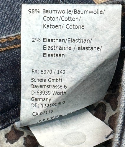 Raffaello Rossi Slim Fit Damen Jeans bestickt Größe 7/8 36 (eigentlich 27x28,5) - Bild 6 von 15