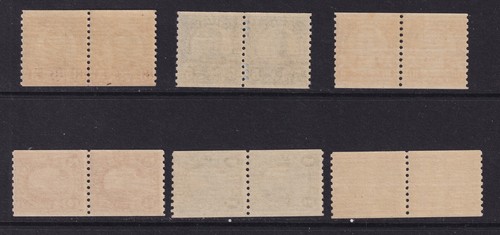 SELLOS DE MATT SCOTT #600, #602-606 PARES DE EMISIONES NOTABLES DE ESTADOUNIDENSES, MNH/MH CV $108 - Imagen 2 de 3