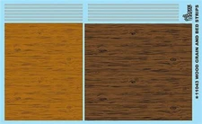 Gofer-Racing Woodgrain and Bed Stripes Decal Sheet - Plastic Model Vehicle