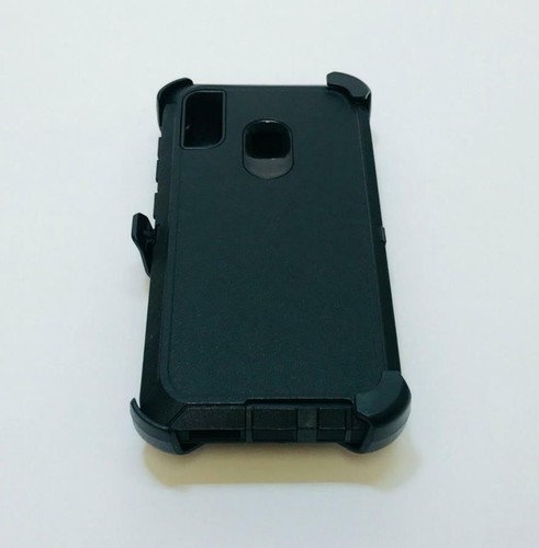 Funda de alta resistencia para Samsung Galaxy A20/A30 (con clip para cinturón se adapta a Otterbox) negra - Imagen 2 de 3