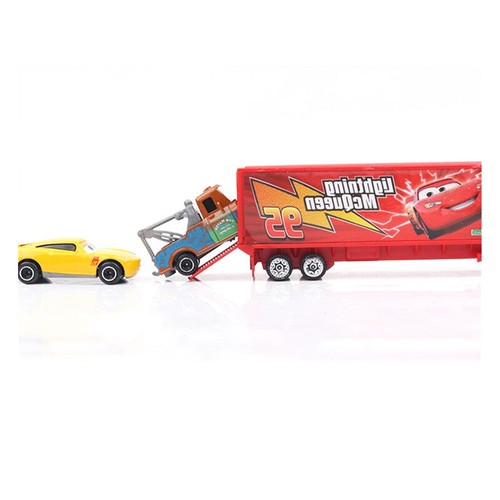 9.6" NO.95 McQueen Disney Car Big Portable Mack Hauler Truck Storage Boxed Gift - Picture 6 of 10