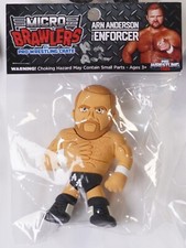 Arn Anderson Signed Micro Brawlers Action Figure BAS COA AEW WWE WCW Autograph