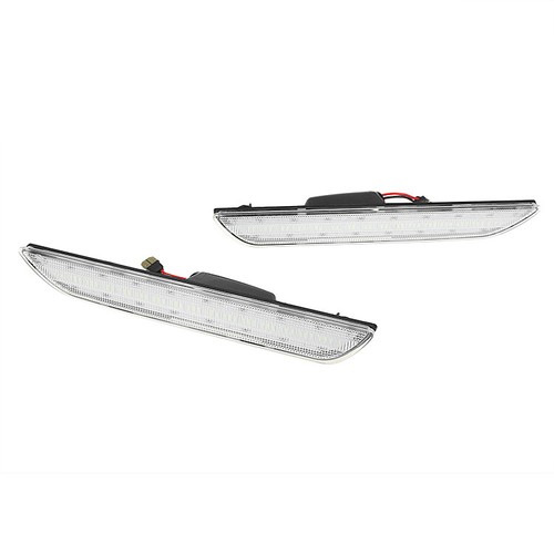 Für 2015-2023 2016 Ford Mustang Auto Seitlicher Markierungslicht Lampe Neu Weiß - Picture 2 of 6