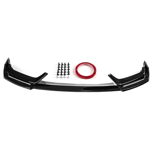 LABIO PARACHOQUES DELANTERO LED NEGRO BRILLANTE CON LUZ L PARA HONDA CIVIC Si 2017-2021 hatchback - Imagen 7 de 14
