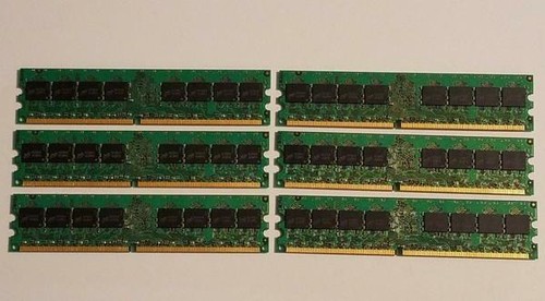 Micron MT16HTF12864AY-53EB1 6GB (6 x 1GB) PC2-4200 533MHz CL4 DDR2 RAM - R1579 - Picture 3 of 3
