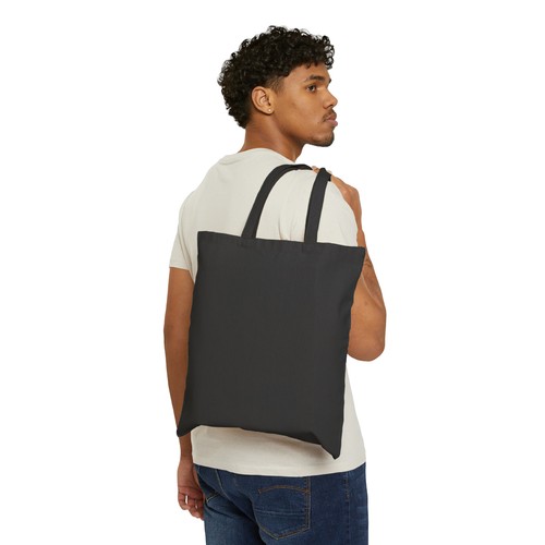 Cotton Canvas Tote Bag 15x16 Art Deco Geometric Grumpy Cat Vintage Style Feline - Picture 5 of 13