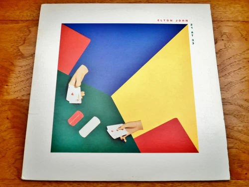 Elton John ♫ 21 at 33 ♫ Rare 1980 MCA Records Original Vinyl LP w/Inserts 🔥