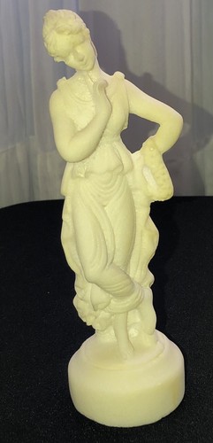 Persephone Goddess Of The Underworld Springtime Flowers/Vegetation Statue 7'' - Picture 4 of 10