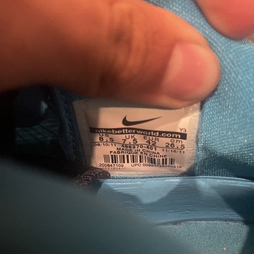 Size 8.5  - Nike Zoom Kobe 7 System Shark Basketball Shoes 488371-401 - Picture 8 of 8