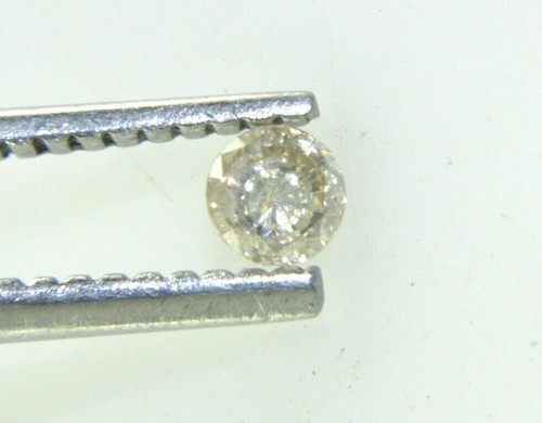 0.14Cts Champagne Color Round Shape Solitaire Diamond 3.33x3.32x2.05 MM - Picture 9 of 12