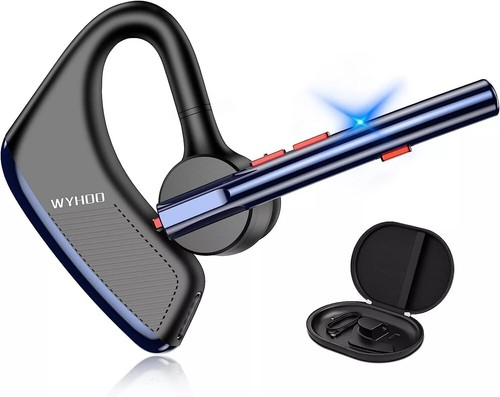 Trucker Wireless Mic Blue Parrot Bluetooth Noise Cancelling Headset Earpiece New - Picture 21 of 24