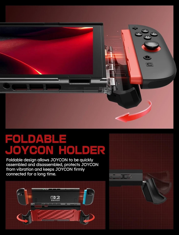 SUPCASE for Nintendo Switch 2 (2025) Dockable Case Magnetic Joy-Con Friendly NEW - Image 3 of 4