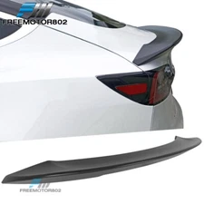 Fits 17-23 Tesla Model 3 S Style Unpainted Black Trunk Spoiler - ABS Plastic