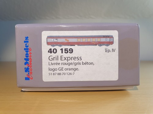 LS Models 40159 Gril Express Bauart Vru der SNCF, Epoche IV, neu & unbespielt - Bild 2 von 16