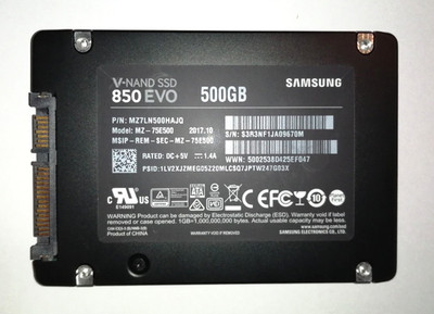 Samsung 850 EVO 500GB 2,5 Zoll SATA III Interne SSD