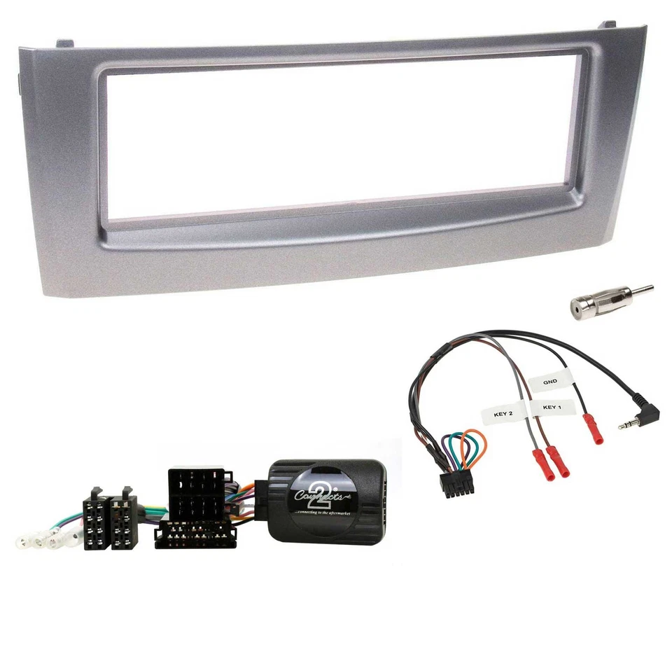 JVC Bluetooth Lenkrad USB DAB Autoradio für Fiat Grande Punto 2006-2010 grau - Bild 3 von 4