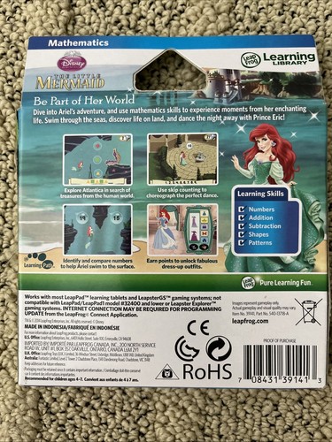 NEW LeapFrog Mathematics & Reading Learning Games Little LeapsterGS Homeschool - Picture 3 of 5