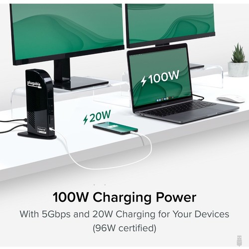 Plugable Ud-ultcdl Docking Station - For Notebook/tablet Pc - Usb Type C - 5 X - Picture 9 of 11