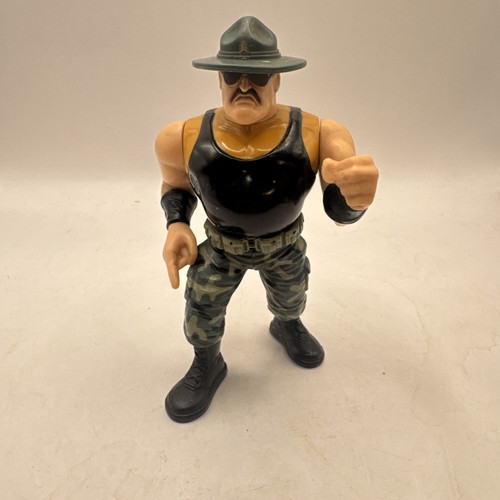 Vintage 1991 Sgt Slaughter WWF Wrestling Figure Ha...