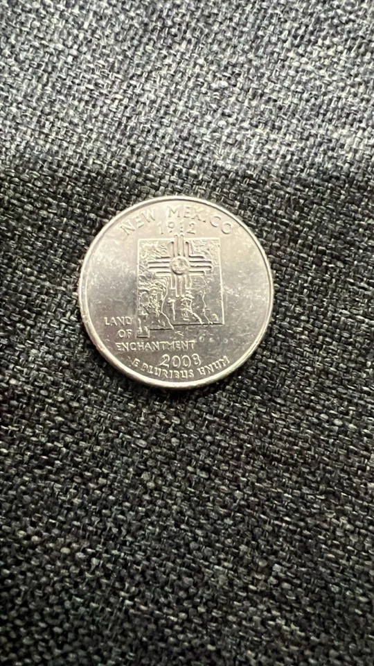 2008 P Washington Quarter New Mexico Die break Error - Image 2 of 2