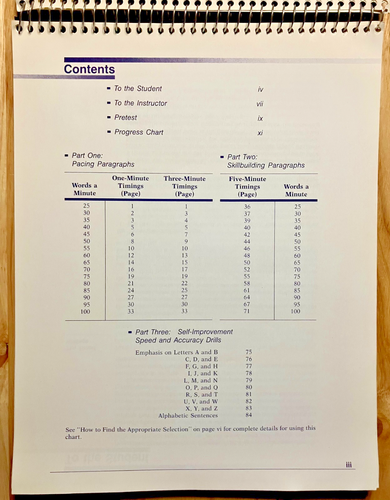 Progressive Typewriting Speed Practice Macmillan/McGraw-Hill 5th Edition 1994 - Picture 4 of 7