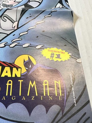 Superman & Batman Magazin ausklappbares Poster 24,5" x 17,5" 1993 - Bild 8 von 8