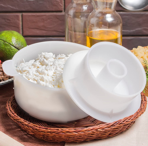 Molde para hacer queso duro Gouda grande para prensa vaca cabra leche quesería vaca... - Imagen 3 de 12