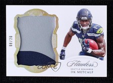 2019 Panini Flawless Rookie Patch Silver /20 DK Metcalf #PAT-DKM Patch RC