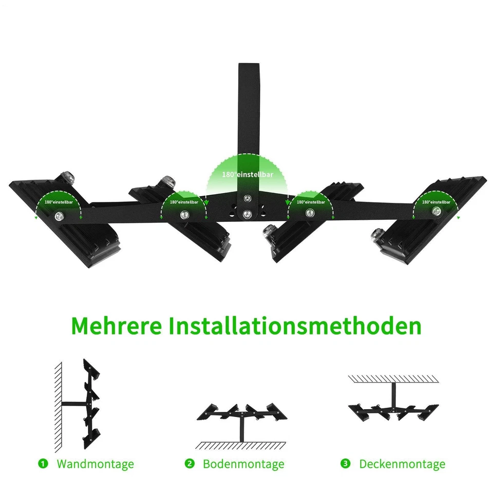 Foco de inundación LED 100W 200W 300W 400W Foco de inundación exterior Lámpara de pared - Imagen 3 de 4