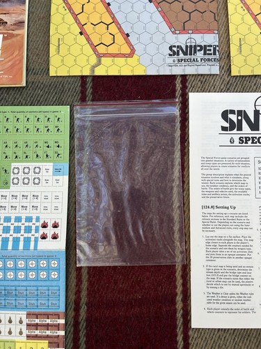 SPI, TSR Wargame Sniper Companion #2 - Special Forces, UNPUNCHED/UNUSED - Picture 12 of 13