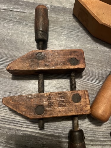 (2) JORGENSEN Nr. 1 Handschraube 10" verstellbare Holzklemmen + kleinere 1 - Bild 4 von 4