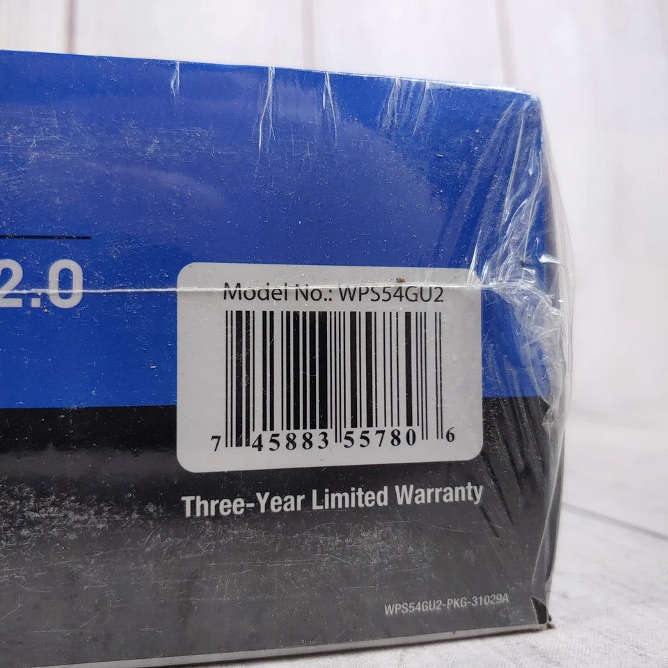 NEW SEALED - Linksys WPS54GU2 Wireless-G PrintServer for USB 2.0 - FREE SHIPPING - Image 3 of 4