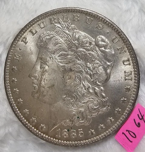 🔥GOLDEN  TINT 👀🔥1885-O $1 Morgan Dollar PQ GEM BU MS Beautiful Uncirculated